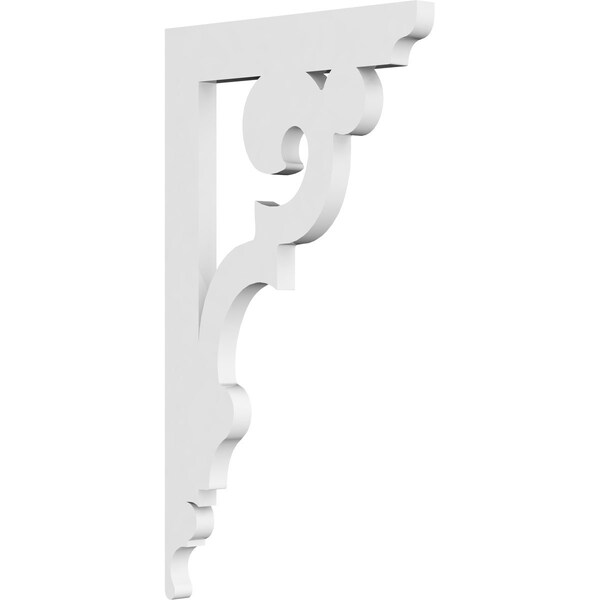 Ekena Millwork Preston Architectural Grade PVC Bracket, 5/8"W X 8"D X 14"H BKTP01X08X14PR - main